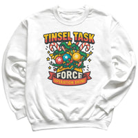 Tinsel Task Force - Christmas Jumper Sweatshirt - Adult & Kids - All Sizes