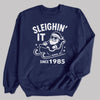 PERSONALISED Sleighin' It Since - Christmas Jumper Sweatshirt - Adult & Kids - All Sizes