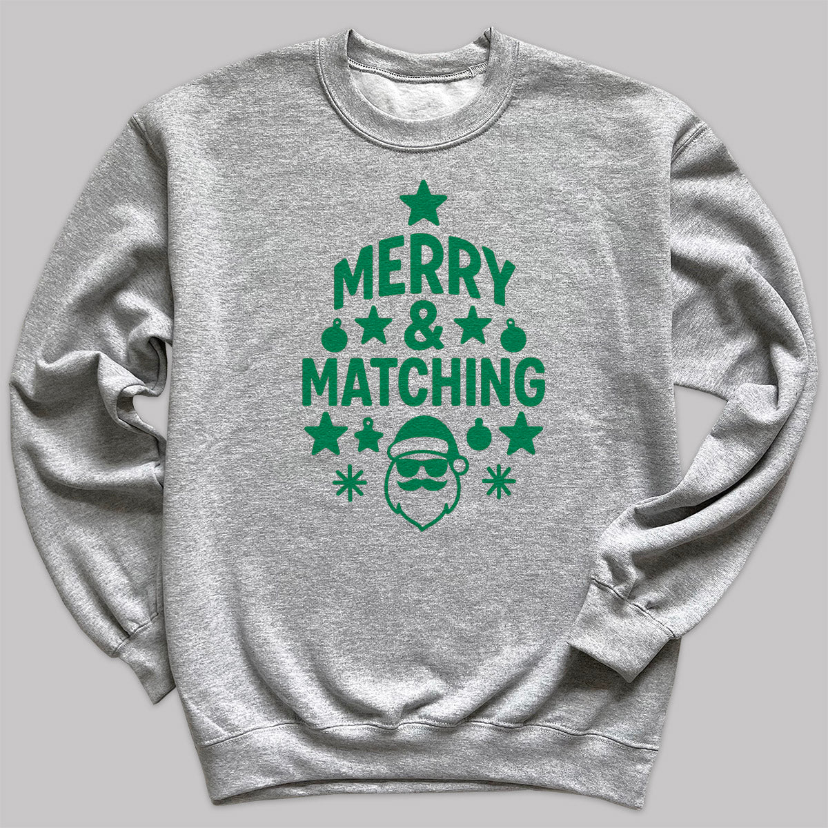 Merry And Matching - Christmas Jumper Sweatshirt - Adult & Kids - All Sizes
