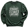 Straight Outta Lapland - Christmas Jumper Sweatshirt - Adult & Kids - All Sizes