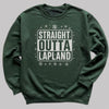 Straight Outta Lapland - Christmas Jumper Sweatshirt - Adult & Kids - All Sizes
