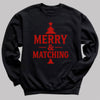 Merry And Matching - Christmas Jumper Sweatshirt - Adult & Kids - All Sizes