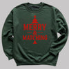 Merry And Matching - Christmas Jumper Sweatshirt - Adult & Kids - All Sizes