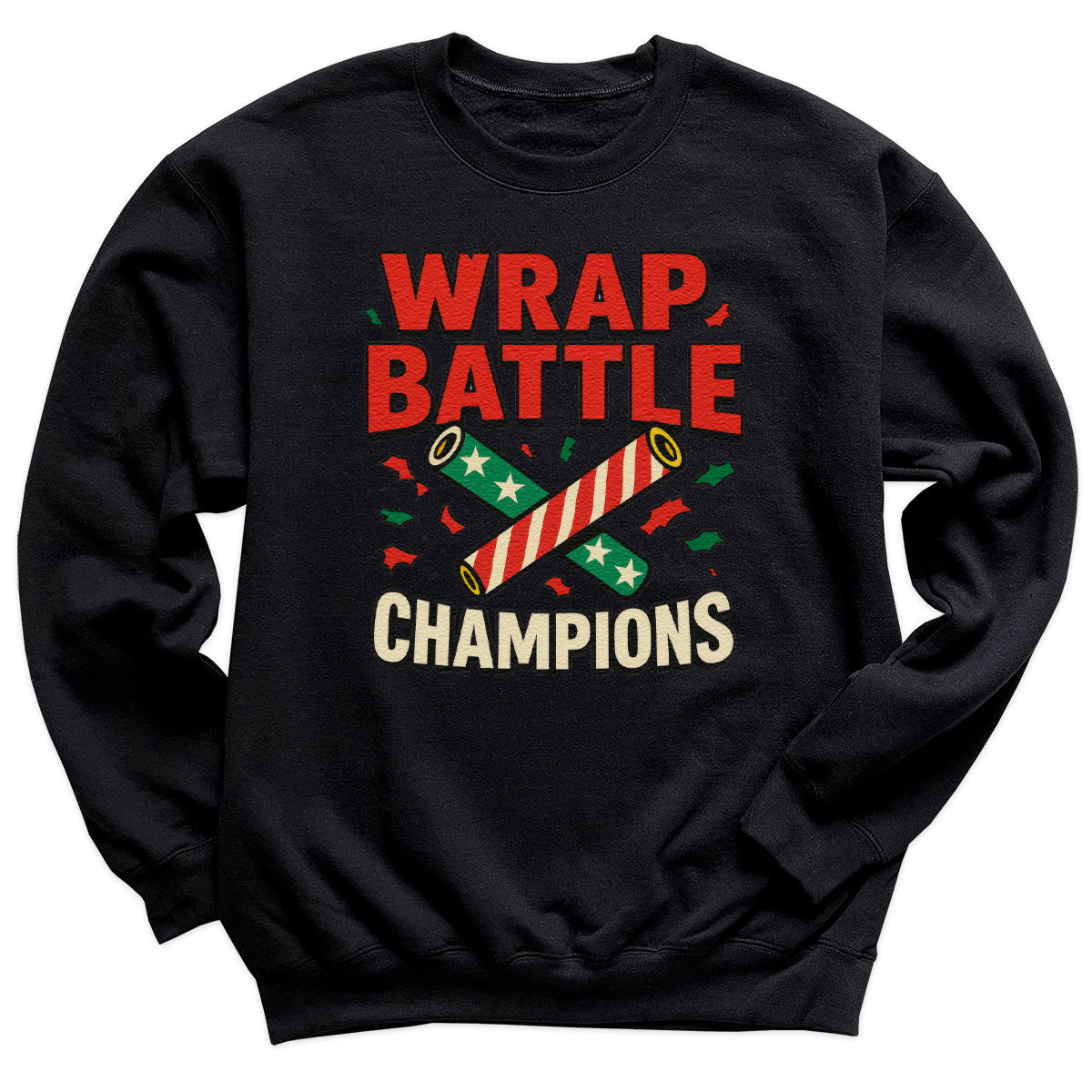 Wrap Battle Champions - Christmas Jumper Sweatshirt - Adult & Kids - All Sizes