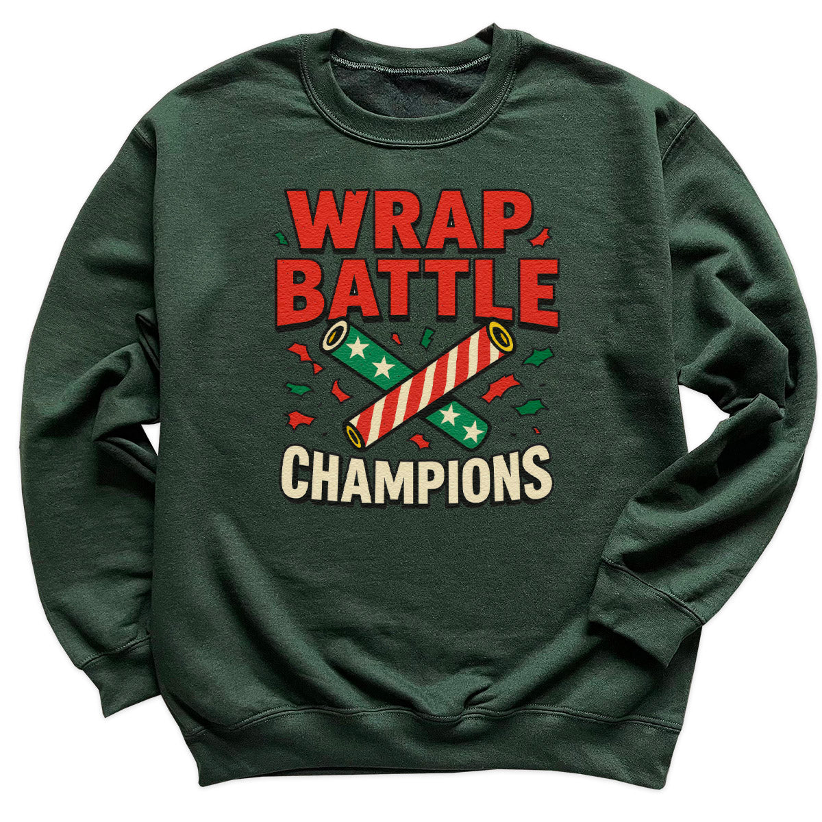Wrap Battle Champions - Christmas Jumper Sweatshirt - Adult & Kids - All Sizes