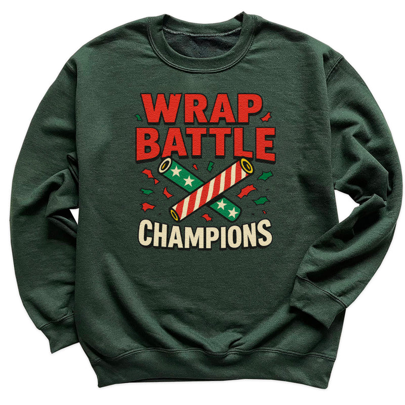 Wrap Battle Champions - Christmas Jumper Sweatshirt - Adult & Kids - All Sizes