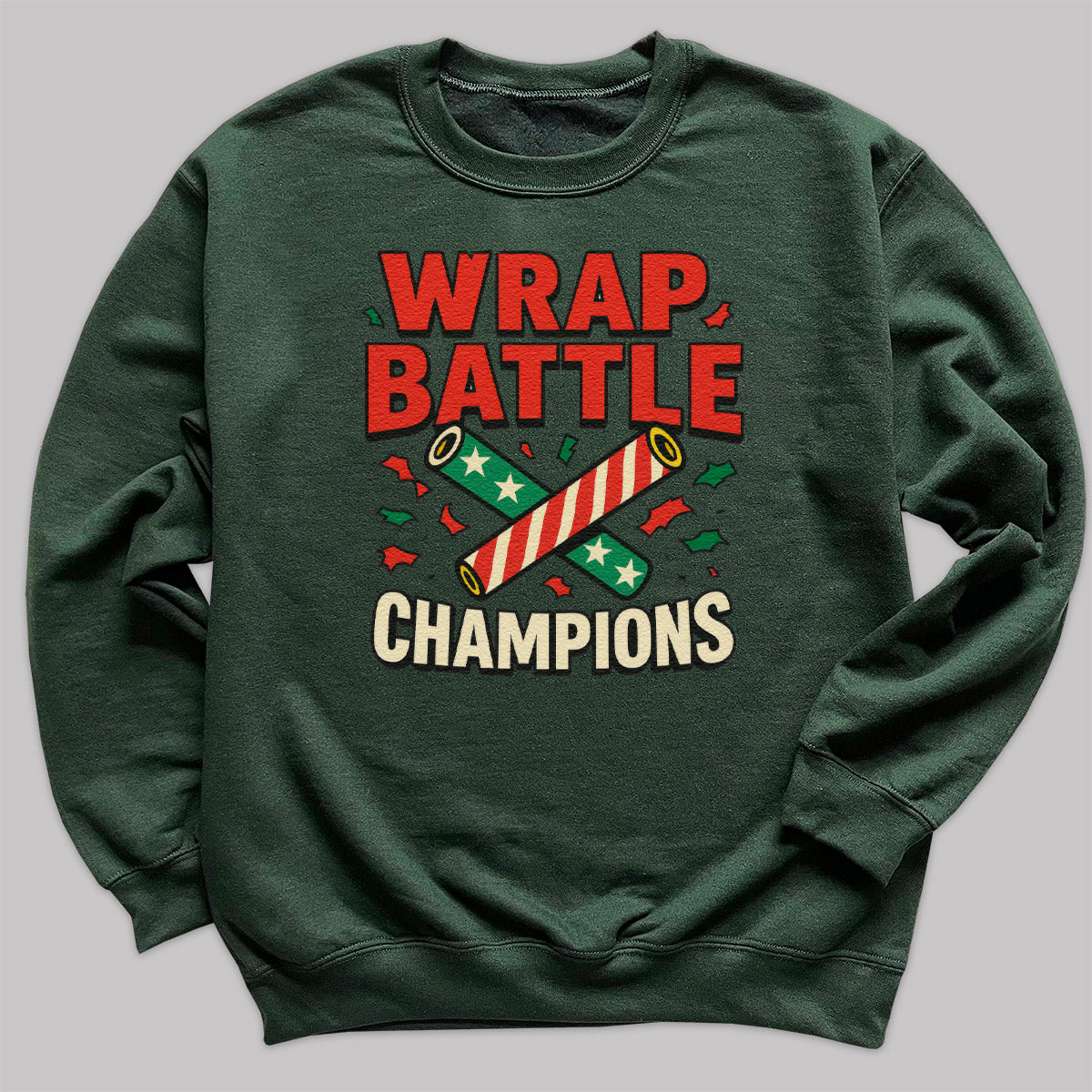 Wrap Battle Champions - Christmas Jumper Sweatshirt - Adult & Kids - All Sizes