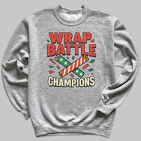 Wrap Battle Champions - Christmas Jumper Sweatshirt - Adult & Kids - All Sizes