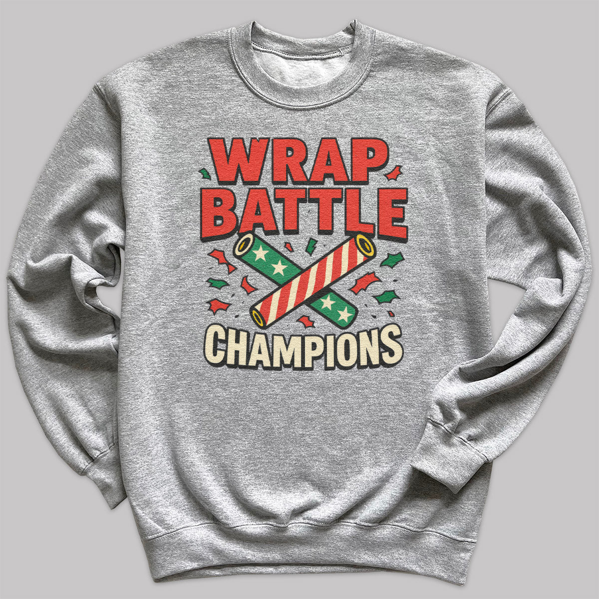 Wrap Battle Champions - Christmas Jumper Sweatshirt - Adult & Kids - All Sizes