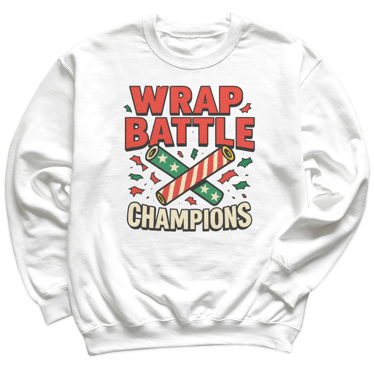 Wrap Battle Champions - Christmas Jumper Sweatshirt - Adult & Kids - All Sizes