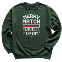 Merry Match - Christmas Jumper Sweatshirt - Adult & Kids - All Sizes