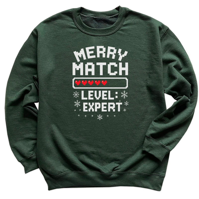 Merry Match - Christmas Jumper Sweatshirt - Adult & Kids - All Sizes