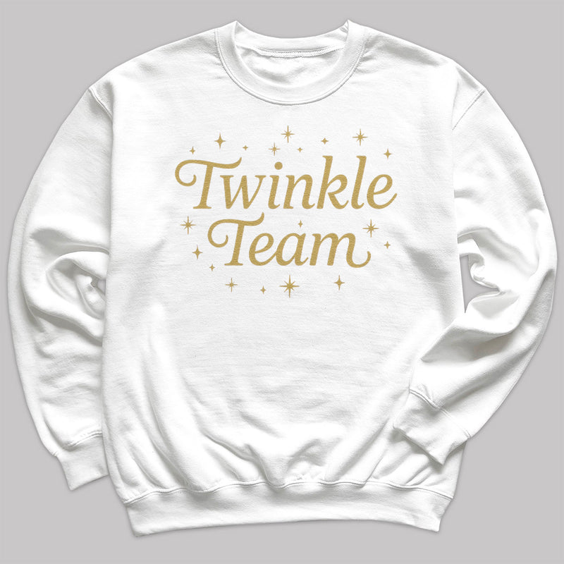 Twinkle Team - Christmas Jumper Sweatshirt - Adult & Kids - All Sizes