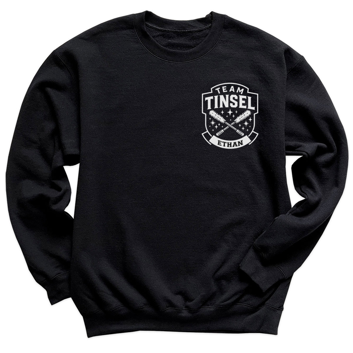 PERSONALISED Team Tinsel - Christmas Jumper Sweatshirt - Adult & Kids - All Sizes