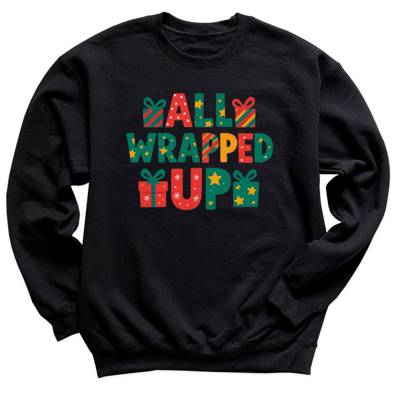 all Wrapped Up - Christmas Jumper Sweatshirt - All Sizes
