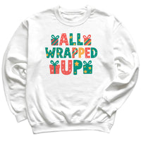 all Wrapped Up - Christmas Jumper Sweatshirt - All Sizes