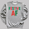 Festive AF - Christmas Jumper Sweatshirt - Adult & Kids - All Sizes