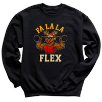 Fa La La Flex - Christmas Jumper Sweatshirt - Adult & Kids - All Sizes