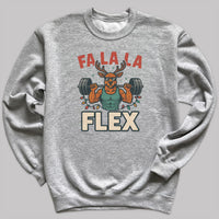 Fa La La Flex - Christmas Jumper Sweatshirt - Adult & Kids - All Sizes