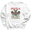 Fa La La Flex - Christmas Jumper Sweatshirt - Adult & Kids - All Sizes
