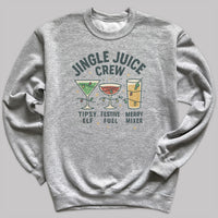 Jingle Juice Crew - Christmas Jumper Sweatshirt - All Sizes