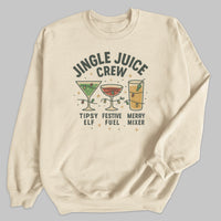 Jingle Juice Crew - Christmas Jumper Sweatshirt - All Sizes