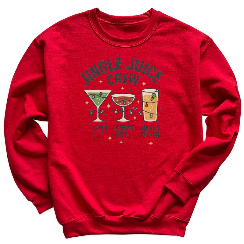 Jingle Juice Crew - Christmas Jumper Sweatshirt - All Sizes