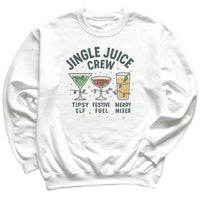 Jingle Juice Crew - Christmas Jumper Sweatshirt - All Sizes