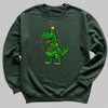 Treeasaurus Rex - Christmas Jumper Sweatshirt - Adult & Kids - All Sizes