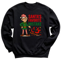 Santa's Favorite Mistake - Christmas Jumper Sweatshirt - All Sizes