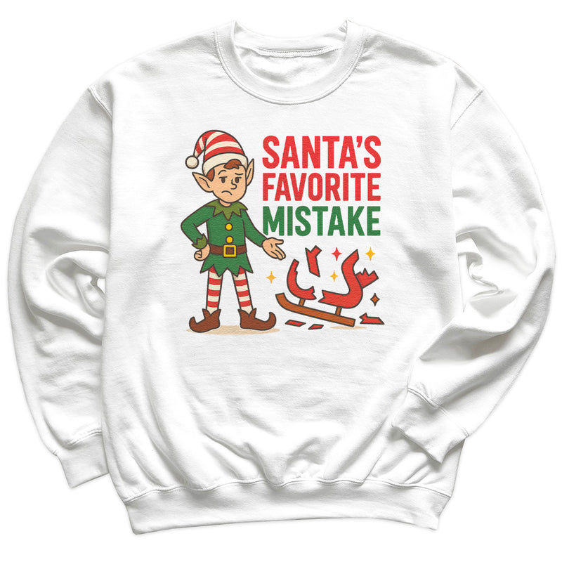 Santa's Favorite Mistake - Christmas Jumper Sweatshirt - All Sizes