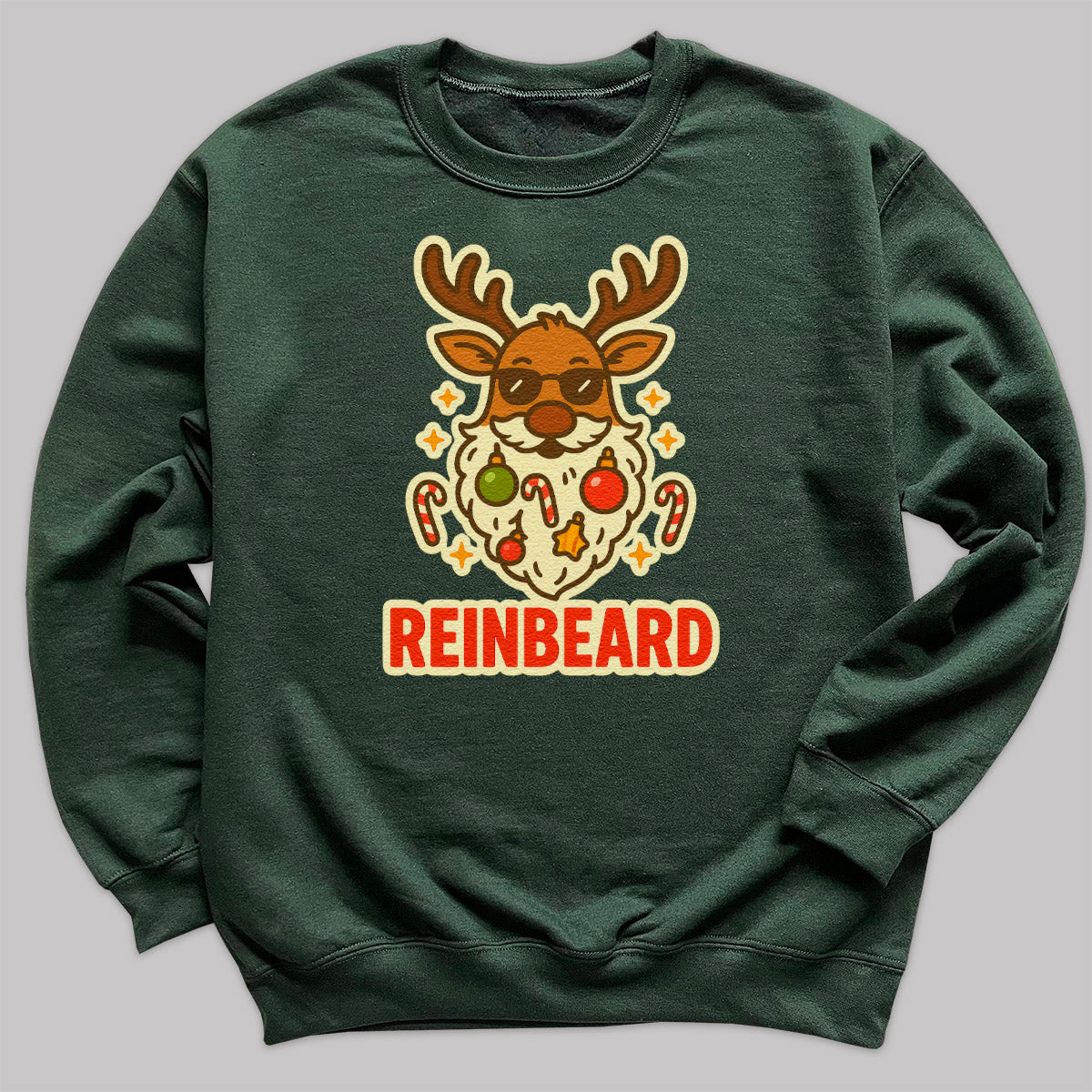 Reinbeard - Christmas Jumper Sweatshirt - Adult & Kids - All Sizes
