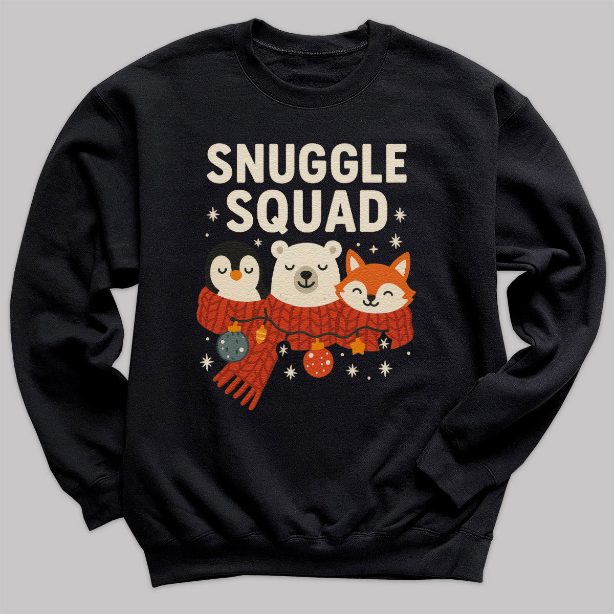 Snuggle Squad - Christmas Jumper Sweatshirt - Adult & Kids - All Sizes