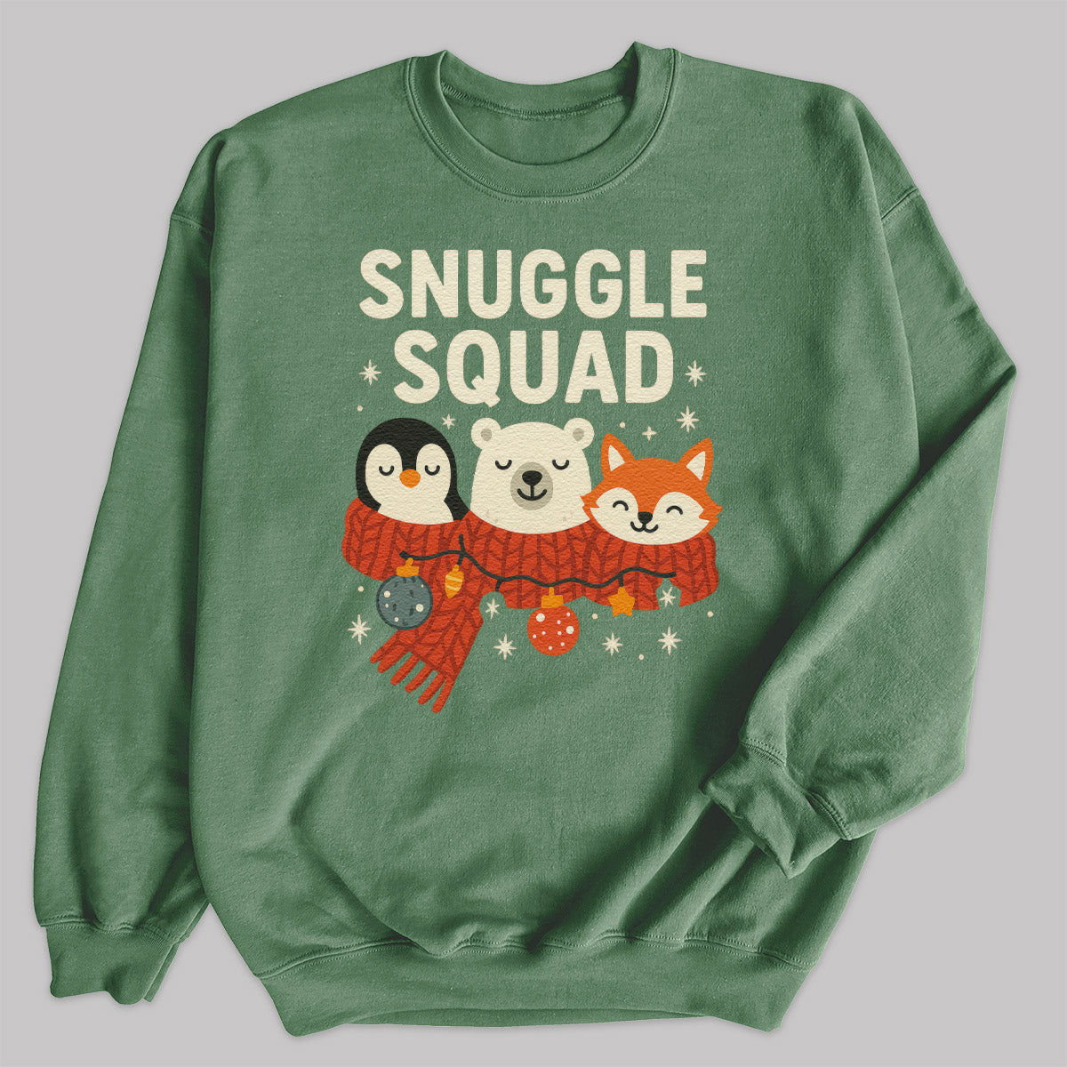 Snuggle Squad - Christmas Jumper Sweatshirt - Adult & Kids - All Sizes