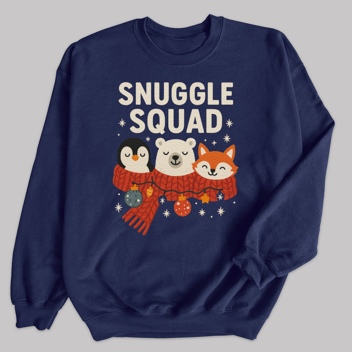 Snuggle Squad - Christmas Jumper Sweatshirt - Adult & Kids - All Sizes