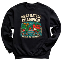 Wrap Battle Champion - Christmas Jumper Sweatshirt - Adult & Kids - All Sizes