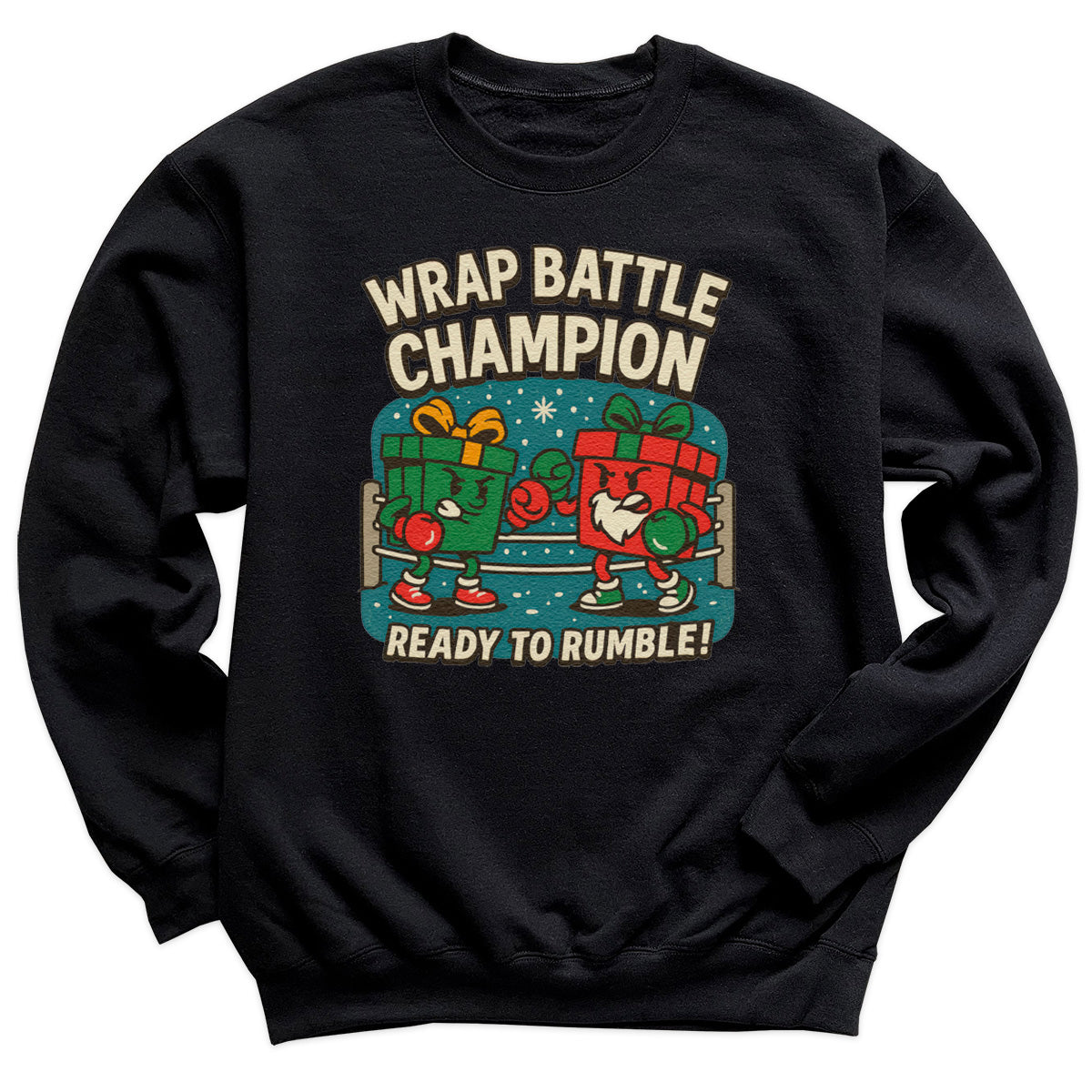Wrap Battle Champion - Christmas Jumper Sweatshirt - Adult & Kids - All Sizes