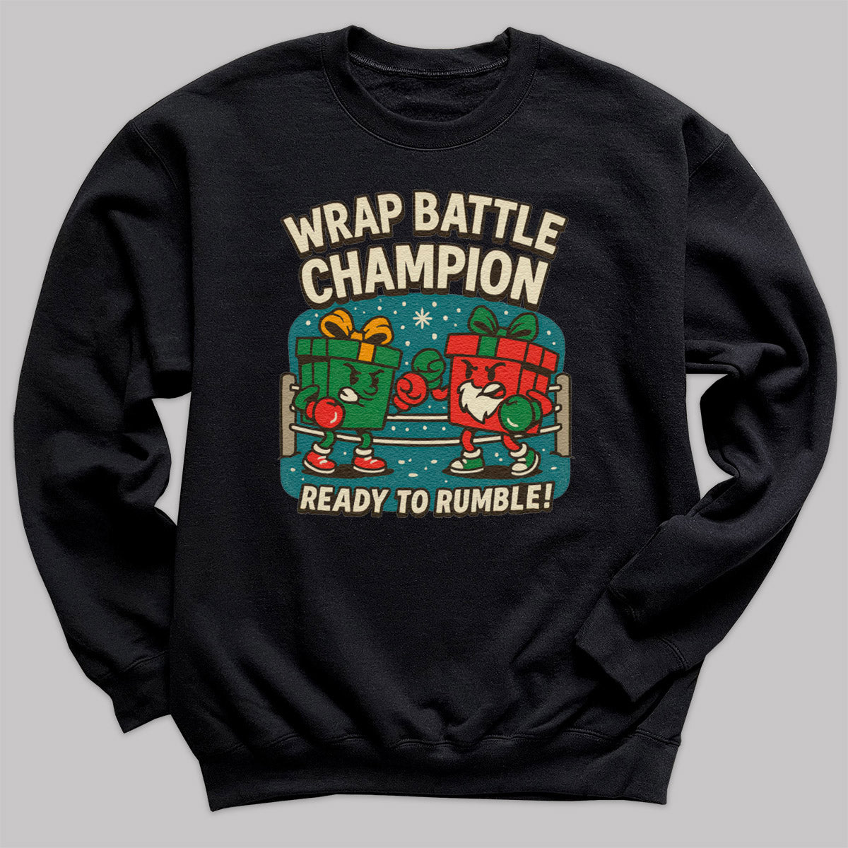 Wrap Battle Champion - Christmas Jumper Sweatshirt - Adult & Kids - All Sizes