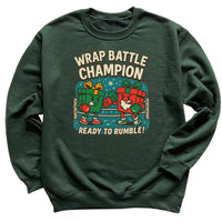 Wrap Battle Champion - Christmas Jumper Sweatshirt - Adult & Kids - All Sizes
