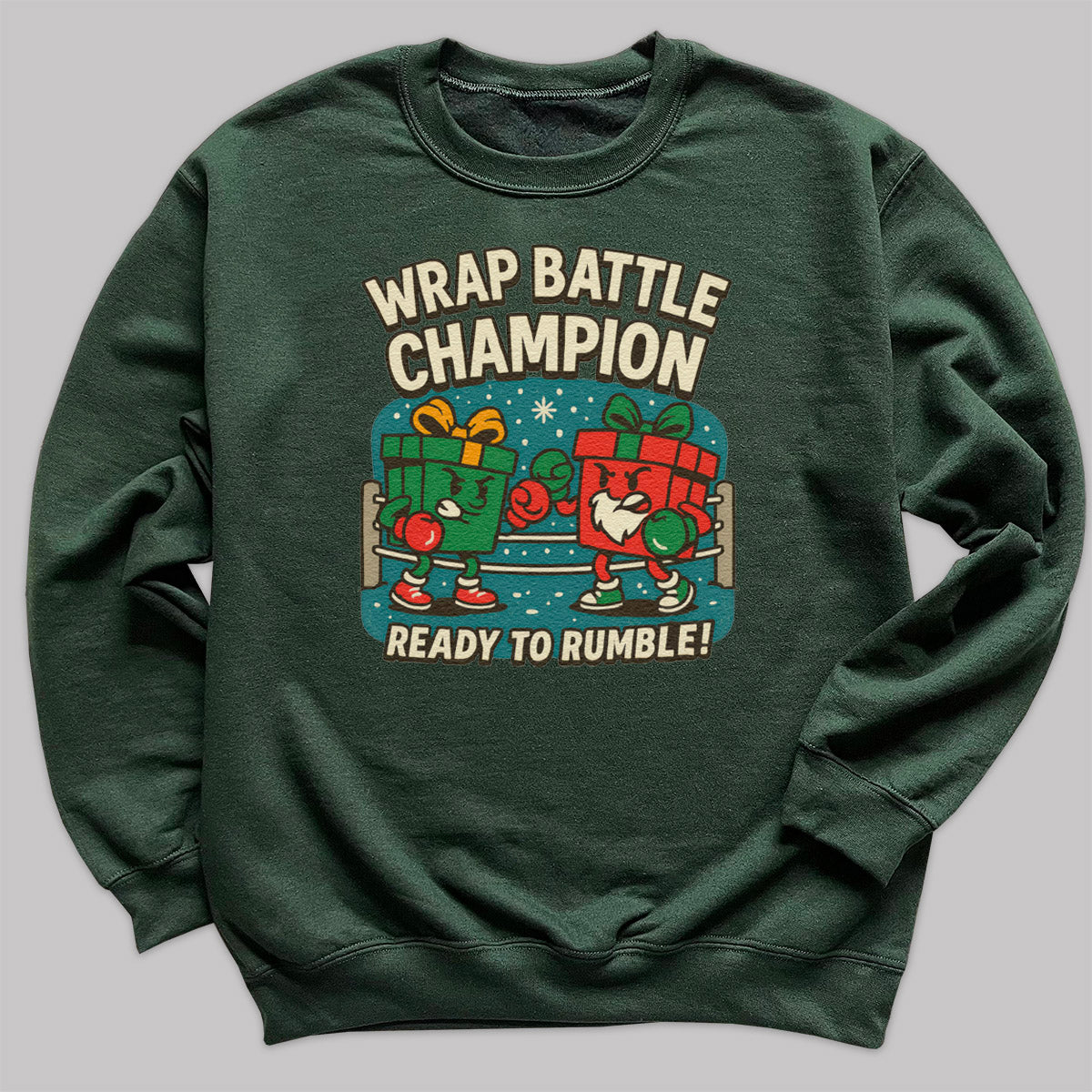 Wrap Battle Champion - Christmas Jumper Sweatshirt - Adult & Kids - All Sizes