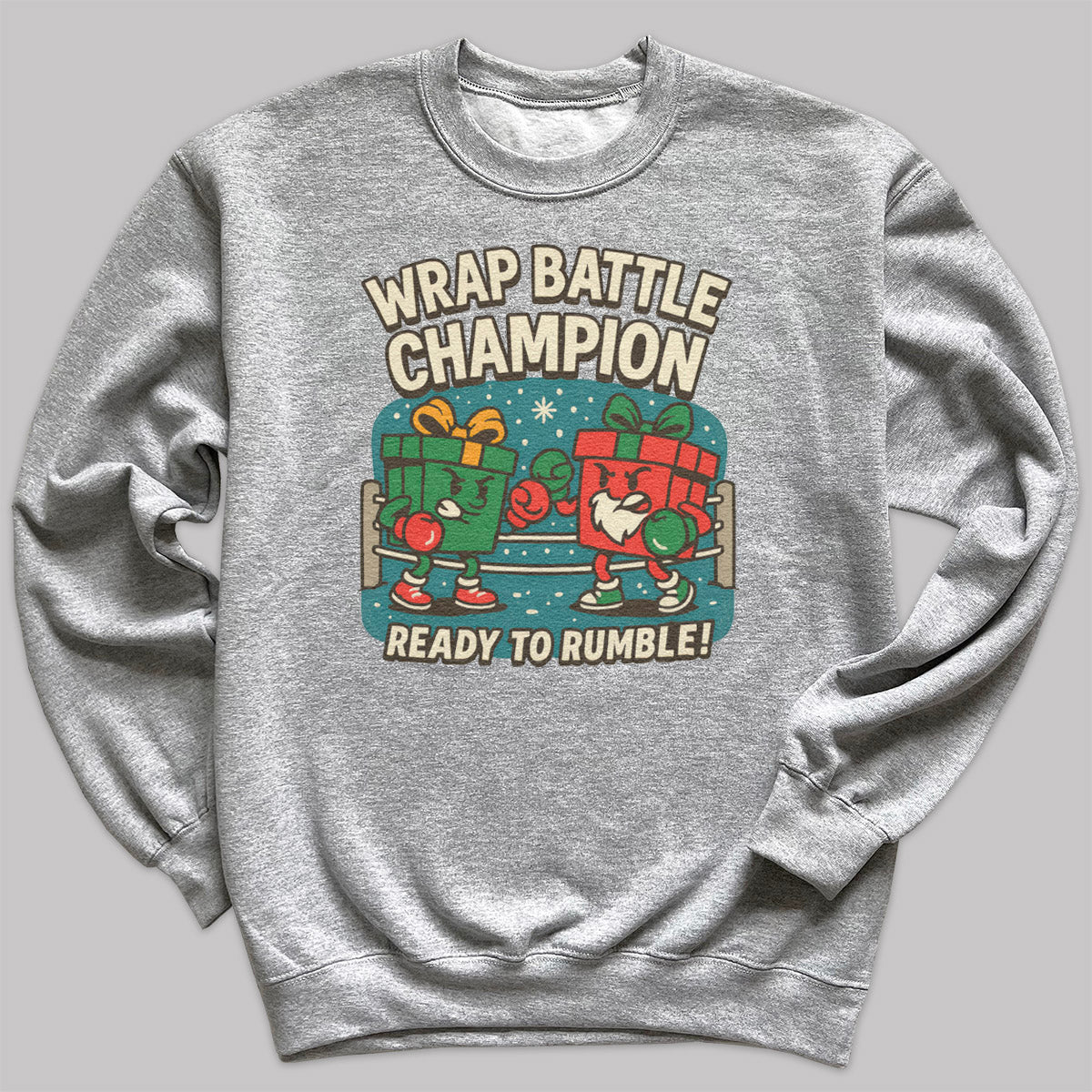 Wrap Battle Champion - Christmas Jumper Sweatshirt - Adult & Kids - All Sizes
