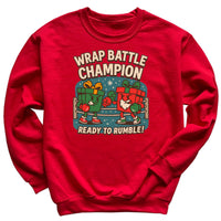 Wrap Battle Champion - Christmas Jumper Sweatshirt - Adult & Kids - All Sizes