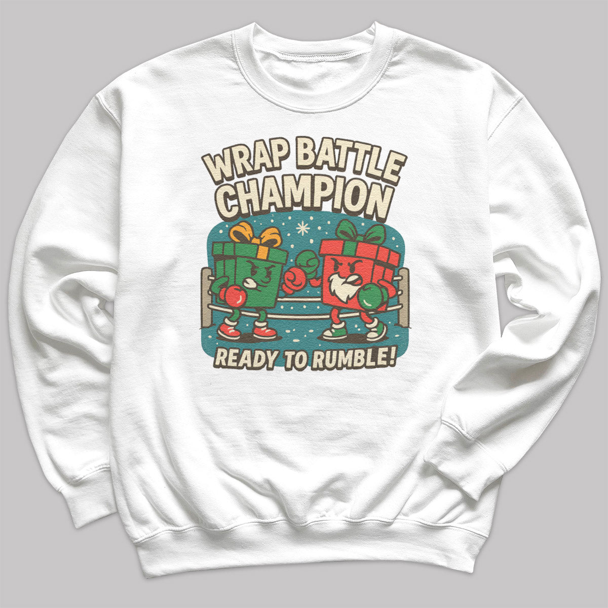 Wrap Battle Champion - Christmas Jumper Sweatshirt - Adult & Kids - All Sizes