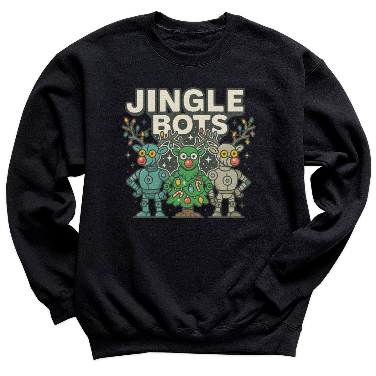 Jingle Bots - Christmas Jumper Sweatshirt - Adult & Kids - All Sizes