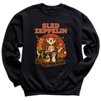 Sled Zeppelin - Christmas Jumper Sweatshirt - All Sizes