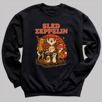 Sled Zeppelin - Christmas Jumper Sweatshirt - All Sizes
