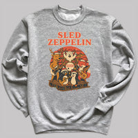 Sled Zeppelin - Christmas Jumper Sweatshirt - All Sizes