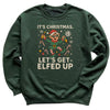 It's Christmas Let's Get Elfed Up - Christmas Jumper Sweatshirt - All Sizes