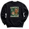 Santa's Little Enabler - Christmas Jumper Sweatshirt - All Sizes