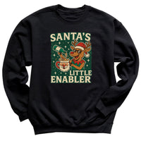 Santa's Little Enabler - Christmas Jumper Sweatshirt - All Sizes